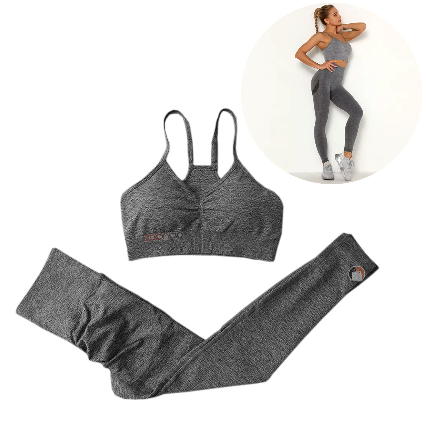 Conjunto Deportivo 2pcs Largo Para Gym